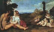  Titian The Three Ages of Man oil on canvas